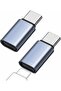 حزمة من 2 محول شحن سريع USB-C PD، ليس مخصصًا لسماعات الرأس