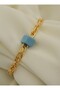 Nazar Beaded Bracelet - Gold Color -