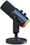 مجموعة NEXTLEVEL الديناميكية - ميكروفون ديناميكي X70 مع حامل وخلاط X71، XLR و Type-C، RGB، مزود بتقنية إلغاء الضوضاء - 2