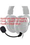ذراع ميكروفون متوافق مع سماعات الألعاب Kingston HyperX Cloud و Cloud X و Cloud II، لـ P - 3