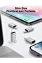 محول USB C إلى Lightning، 4 قطع، محول من النوع C أنثى إلى iPhone ذكر - 4