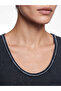 Nevavm U-Neck Stoned Women's Tank Top with a Difference - 3