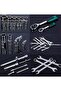 Mechanics Tool Set 1/4" and 1/2" Drive Master Impact Socket Set, SAE and Metric, Deep and Shallow So - 3