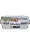 Aluminium Container with Lid 1850ml Silver 8+2 - 2