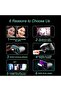 نظارات الواقع الافتراضي VR متوافقة مع أجهزة iPhone/Android، نظارات جديدة لأفلام الواقع الافتراضي ثلاثية الأبعاد U - 3