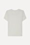 Women's Off-White Fitted Crew Neck Short Sleeve T-Shirt - 2