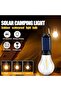 فانوس تخييم LED، مصباح شمسي محمول مع 3 أوضاع إضاءة، مصباح طوارئ يعمل بالبطارية - 3