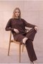Crystal Fabric Grass Detail Trouser Suit - 4