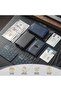 Holder with Double ID Window Leather Passcase Wallet RFID Blocking Automatic Pop - 5