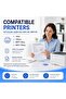 مجموعة من 4 خراطيش حبر 117A متوافقة مع طابعات إتش بي - 4