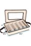 Flatware Storage Case - Durable 5 Compartment Silverware Storage Container Box with Removable Lid an - 5