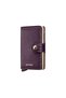 Miniwallet Pebble Card Holder Wallet, Purple