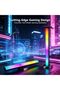 أشرطة إضاءة LED ذكية RGB، إضاءة محيطة مع قاعدة قابلة للفصل وحامل سماعات الرأس، مزامنة ديناميكية مع الموسيقى - 3