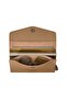 Envelope Wallet Pebble Card Holder Wallet, Light Brown - 3