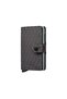Miniwallet Optical Card Holder Wallet, Grey-Yellow