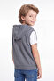 2-Pack Boys' 3-Thread Hooded Zippered Double Pocket Vest - 3