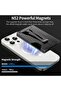 محفظة هاتف مغناطيسية نحيفة لـ Apple MagSafe iPhone 12-16 Pro Max/Pro/Mini، حافظة بطاقات معدنية مانعة لتقنية RFID - 3