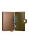 Premium Miniwallet+ Stitch Floral Card Holder Wallet, Green - 3