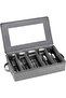 Flatware Utensil Storage Case, with Adjustable Dividers, Large Capacity Silverware Organizer Box, wi