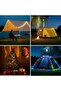 LED String Lights 49FT Rechargeable Warm White & Multicolor - 3