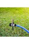 2 Pack Brass Adjustable Atomizing Sprinklers with Alloy Spike Base, 360° Coverage Garden Water Sprin - 2