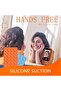 4Pcs Double Sided Suction Phone Case Mount, Silicone Suction Phone Case Grip, Hands-Free Wash - 3
