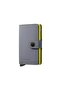 Miniwallet Matte Card Holder Wallet, Grey-Green