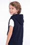 2-Pack Boys' 3-Thread Hooded Zippered Double Pocket Vest - 3