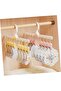 3 PCS Sock Drying Rack Hangers with Clips Space Saving - 5