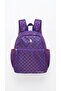 U.S Polo Children's Backpack Purple Polka Dot Zippered Multi-Compartment Mesh Pocket Lightweight School Bag Plcan 26131 - 2