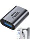 محول USB C أنثى إلى USB أنثى، محول OTG ثنائي الاتجاه USB 3.1 Gen2 من النوع C إلى النوع A بسرعة 10 جيجابت في الثانية