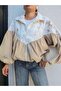 Lace Embroidered Balloon Sleeve Jacket - 2