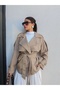Lined Belted Trench Coat - 4