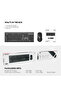 KM103 Full Size 104-Key Wired Keyboard & Mouse Combo,Anti-Splash,Ergonomic Design,USB Plug & Play - 7