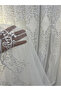 Hayalli̇fe Apli̇k-6 Gold 1/2,5 Pleated Tulle Curtain Apm - 8