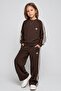 Girl's Ribbed Oysho Fabric Tracksuit Set - Flexible and Comfortable Fit - 2
