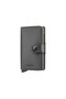 Miniwallet Matte Card Holder Wallet, Steel