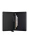 Bandwallet Matte Powder Card Holder Wallet, Black - 3