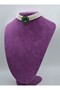 Special Design Choker Necklace and Earring Set - White - - 2