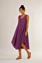 Asymmetrical Cut Striped Sleeveless Dress - 3