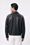 Men's Oversize Fur-Lined Oversize Leather Jacket - 3