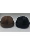 Unisex Cotton Velvet Docker Hat - Premium Sailor Hard Hat Beanie with Velcro Adjustment (55-60 cm) - 2