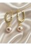 Women's Powder Pearl Earrings - 2