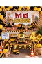 Construction Themed Birthday Vinyl Backdrop |   Happy Birthday |   Children's Party Decoration Birthday Party Set Ornament - 3