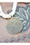 Yemen armor necklace - gold color - - 4