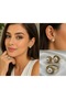 Kadın İncili Çelik Küpe