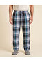 Men Blue Check Pyjama Pants