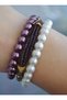 Pearl bracelet set - multicolored - - 3