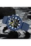 Men's Wristwatch Sport Stylish Digital Analog Led Light Steel Band Boxed Packed in Bag