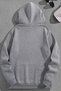 Unisex 3 Thread Cotton Gray Califtennis Print Loose Fit Sweatshirt Hoodie - 2
